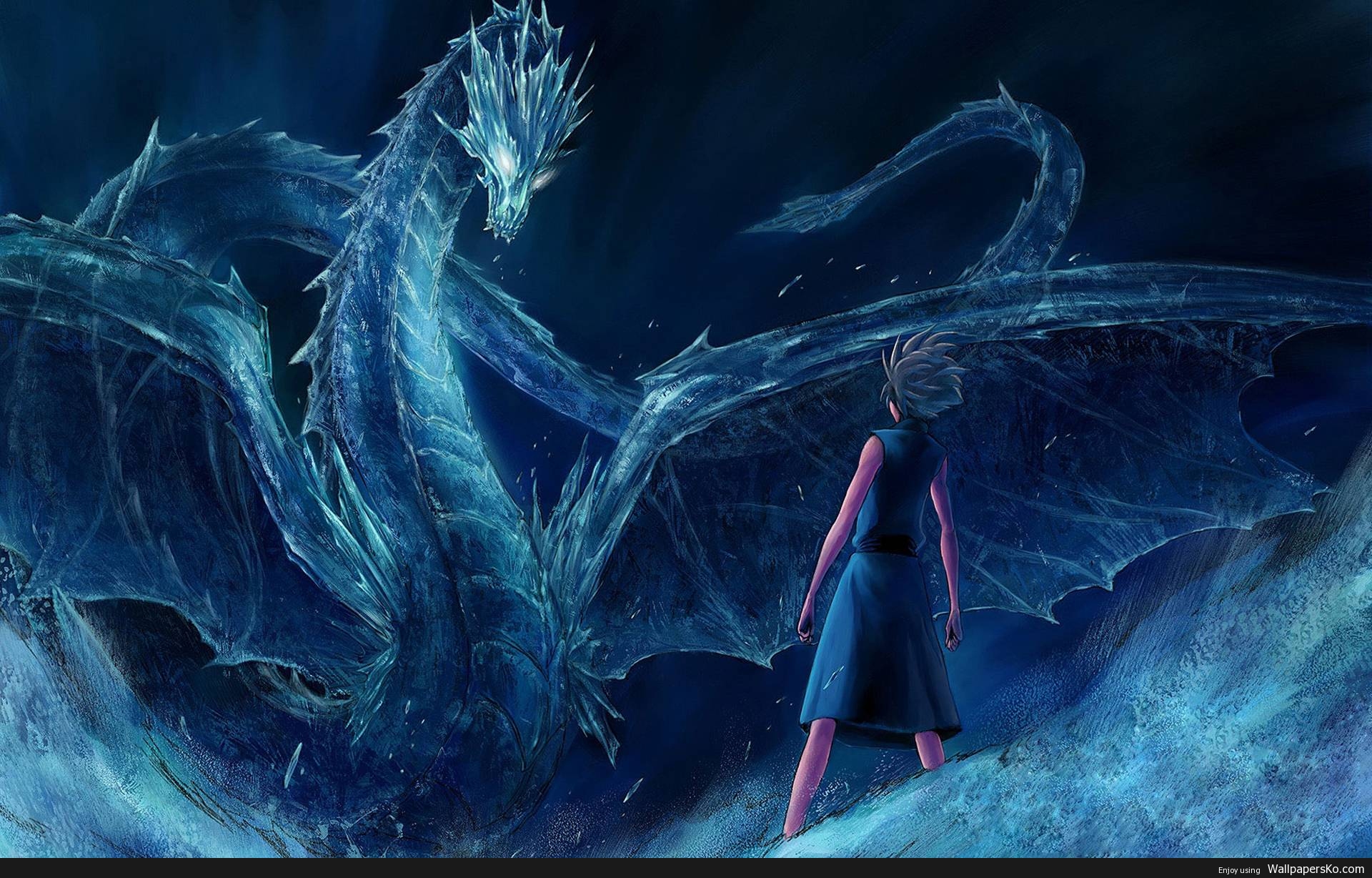 Anime Dragon Background