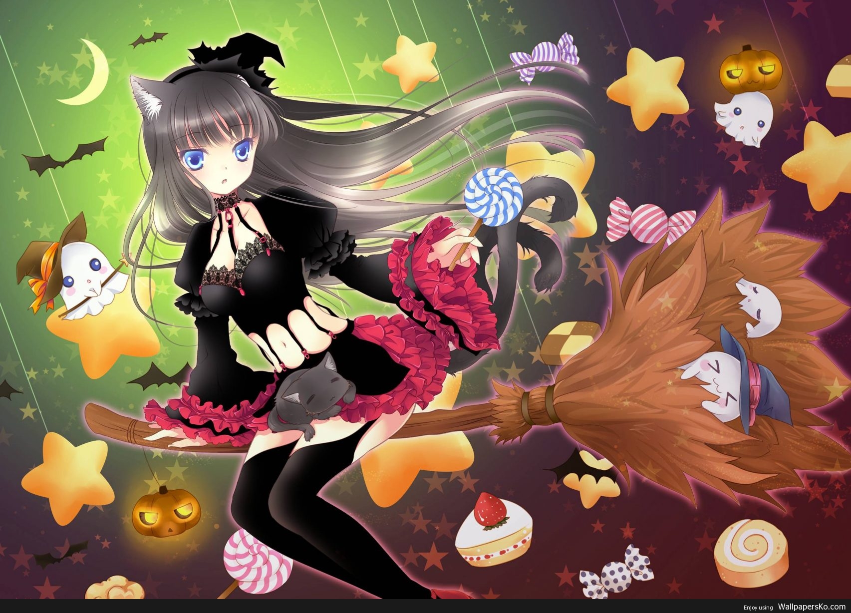 Anime Halloween Wallpaper Hd