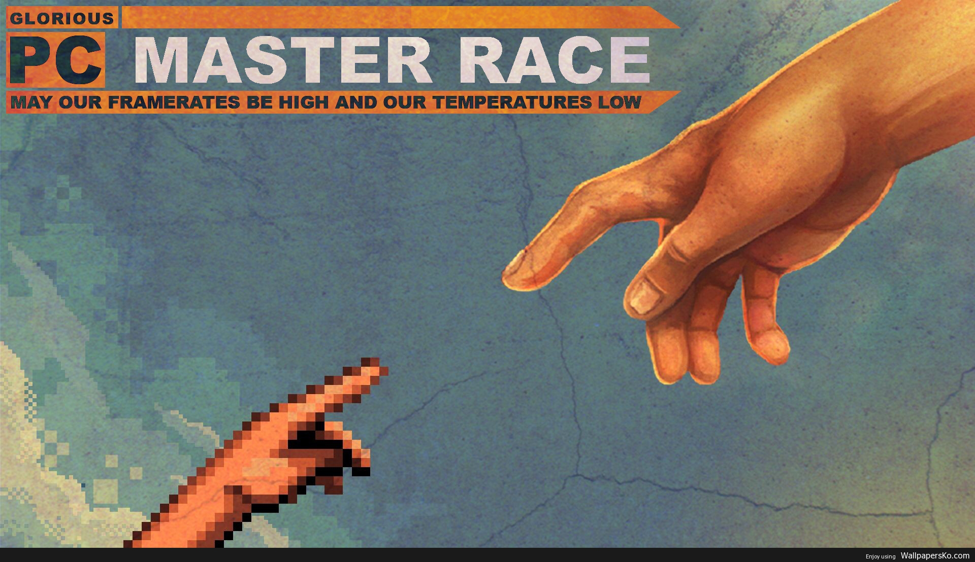 pc master race desktop background