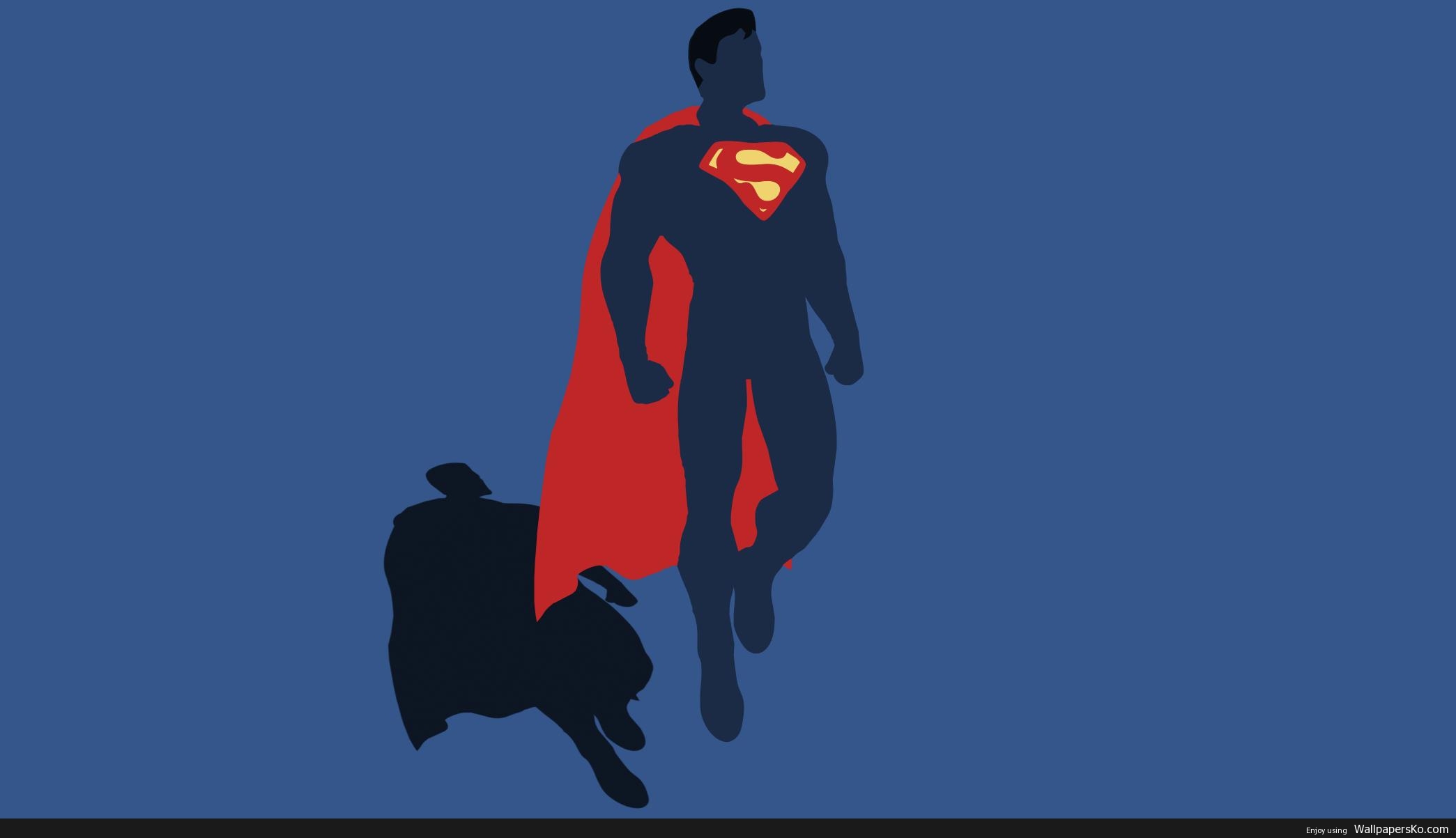 superman minimalist wallpaper