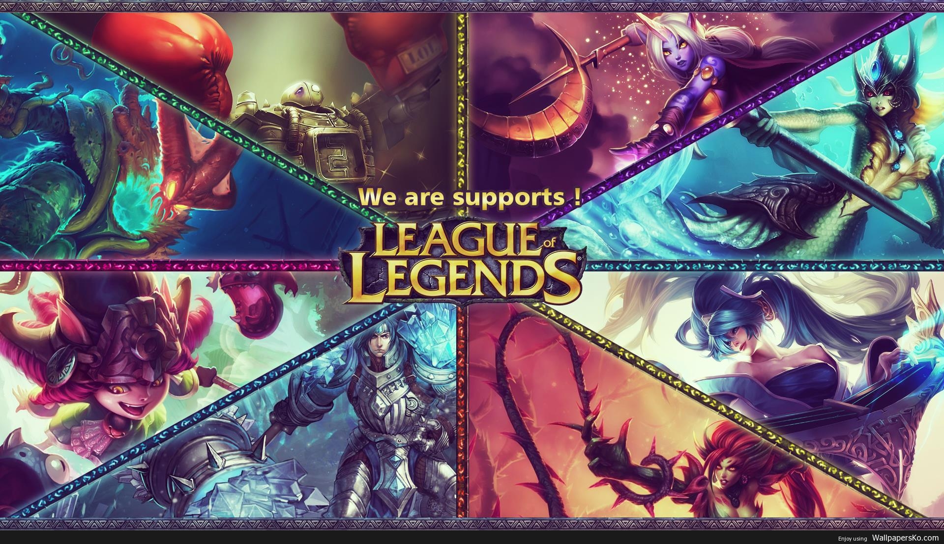 support league of legends wallpaper