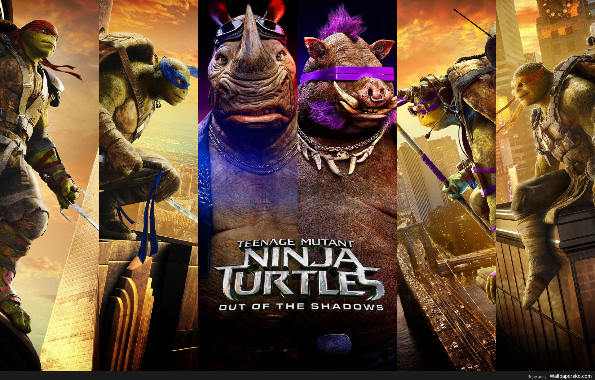 teenage mutant ninja turtles 2 wallpaper