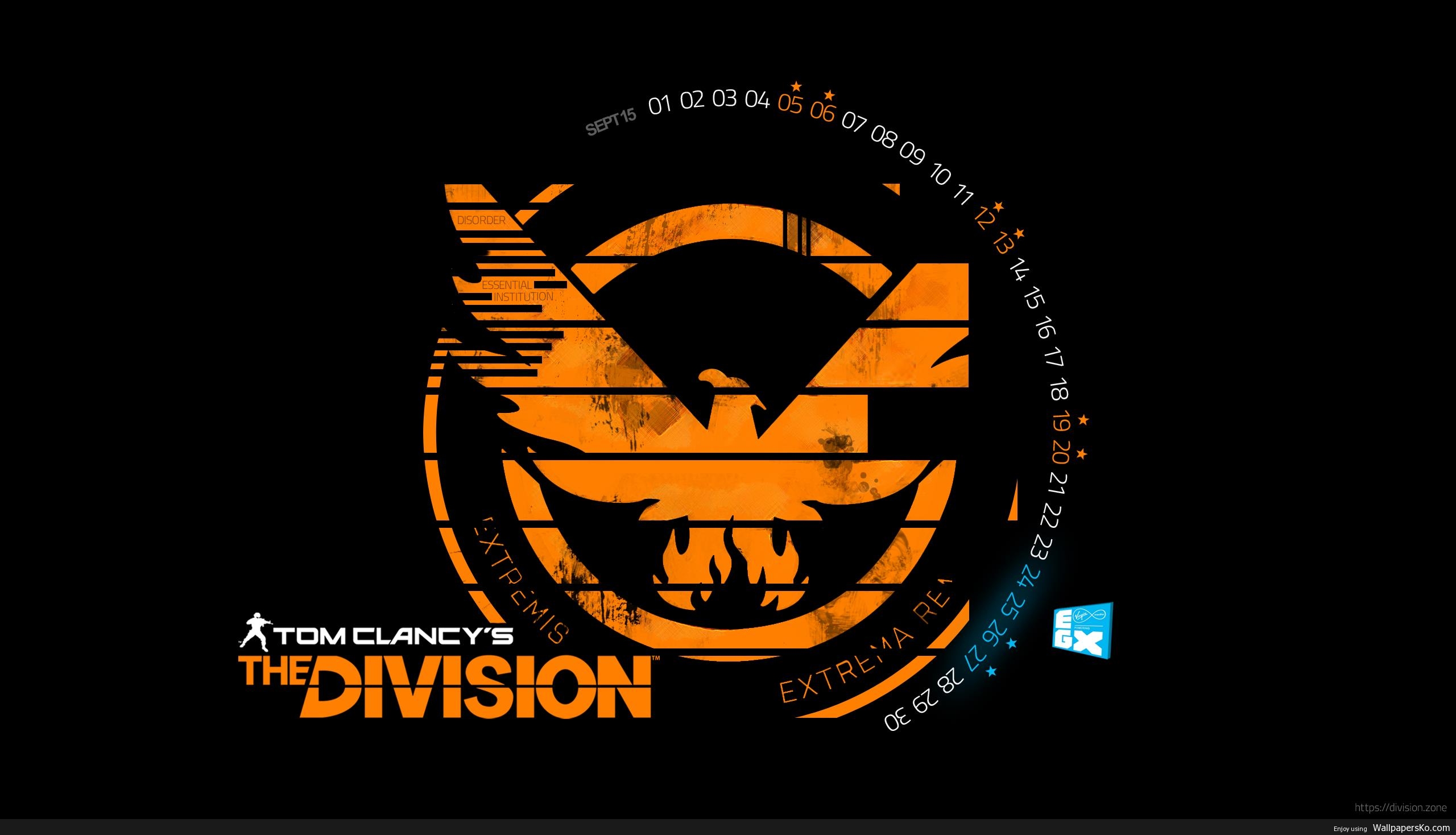 the division wallpaper logo