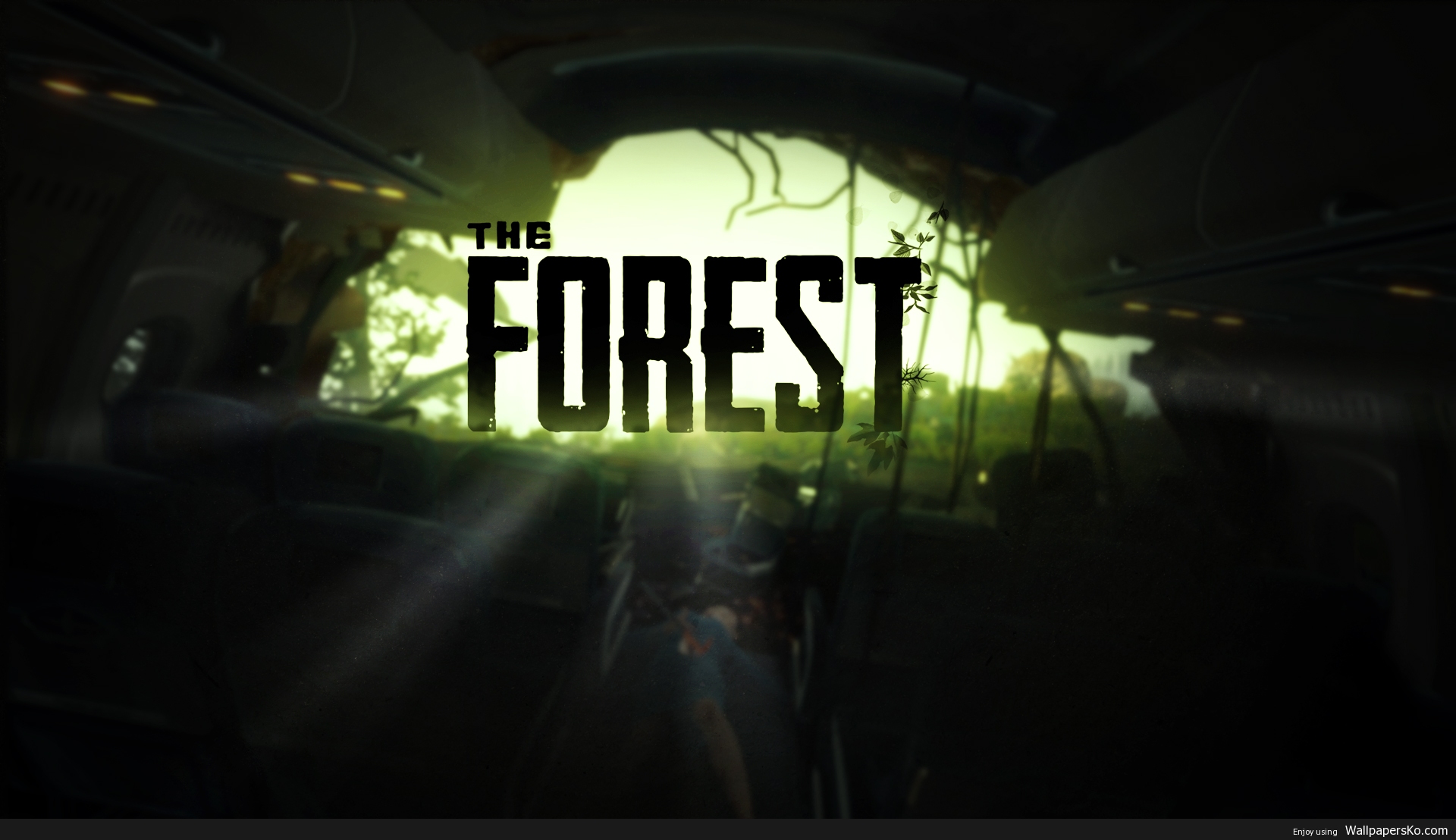 the forest game wallpaper