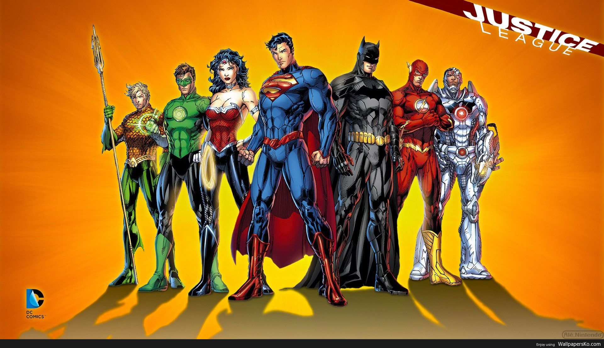the justice league wallpaper