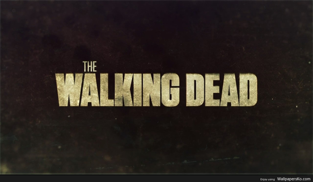 the walking dead logo wallpaper