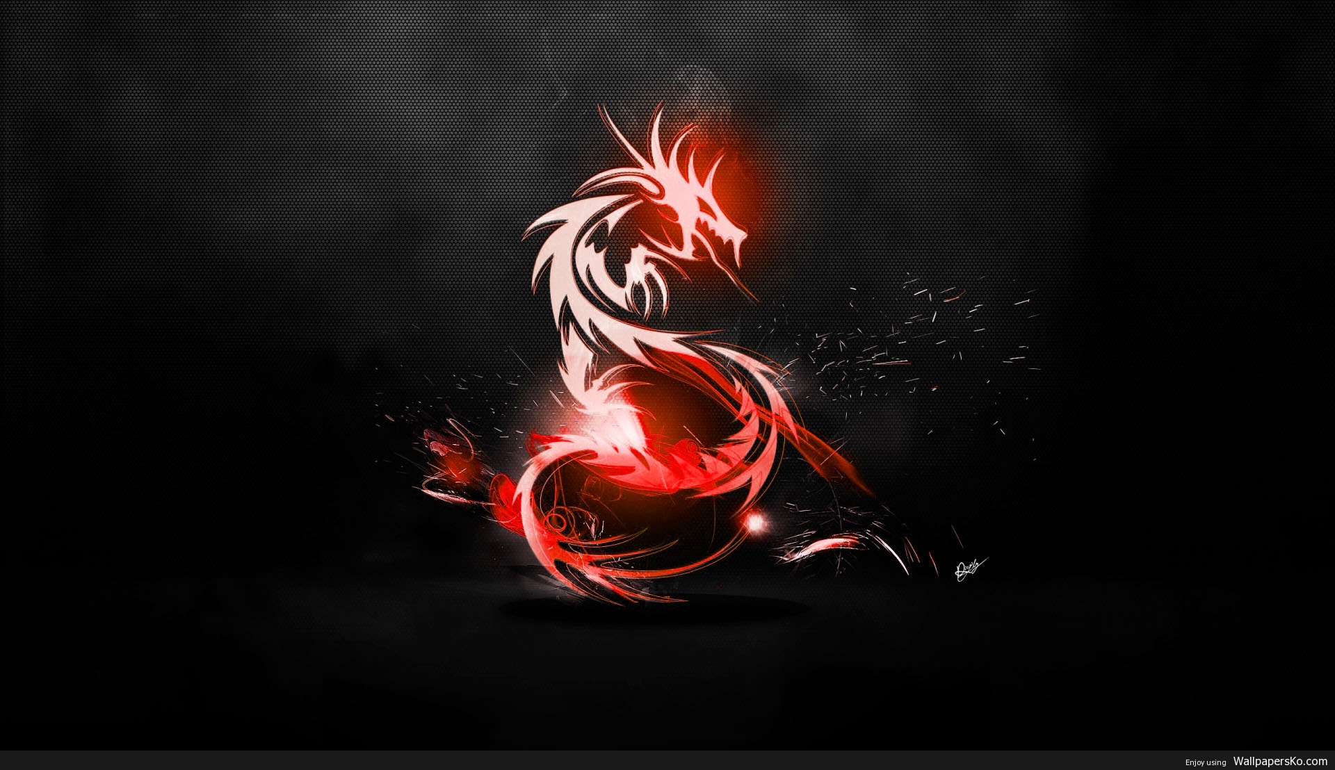 Black And Red Abstract Wallpaper 1080p