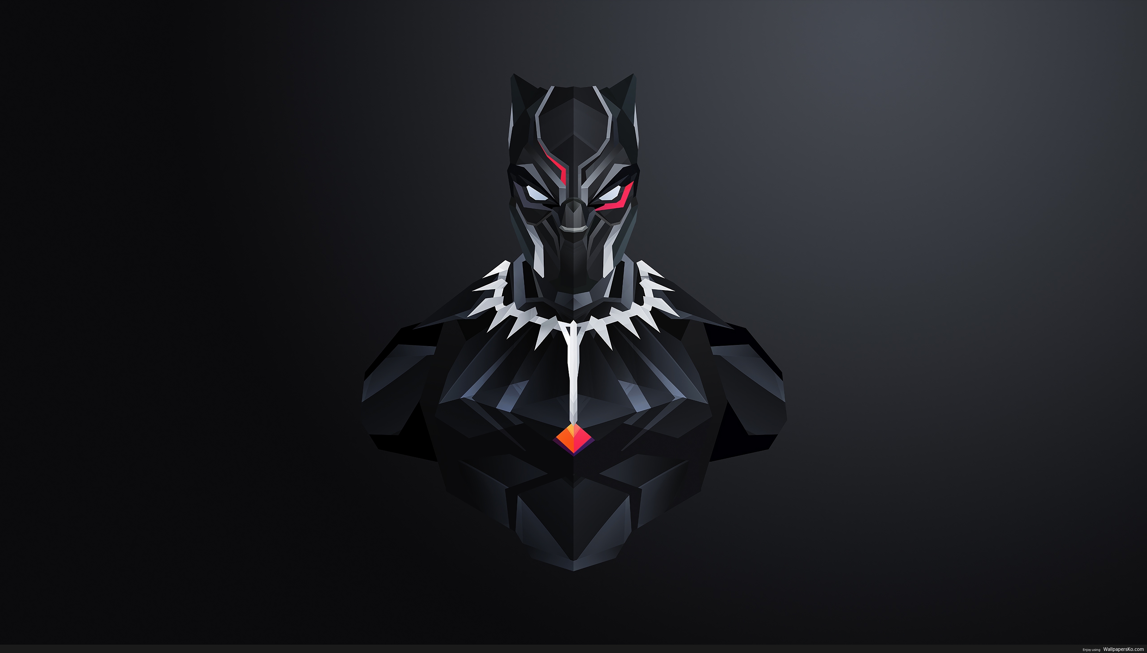 Black Panther Abstract Wallpaper