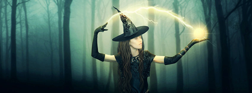 halloween witch fb cover