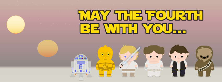 may the fourth be with you fb cover