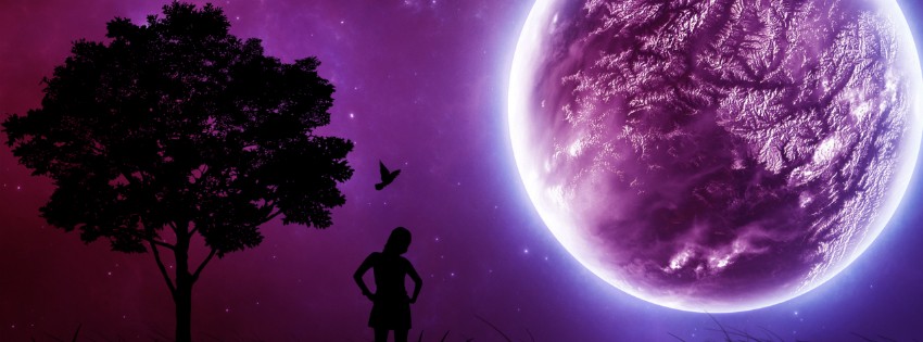 purple moon fb cover
