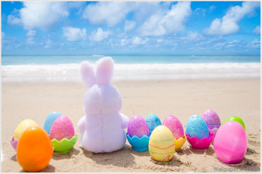 easter images on the beach