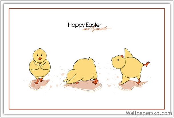 happy easter yoga images
