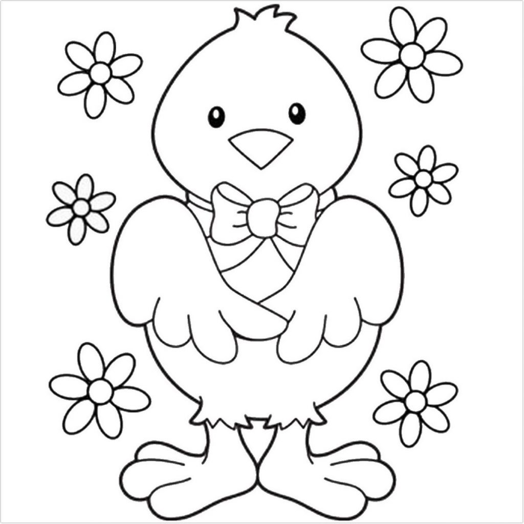 images of easter pictures to color