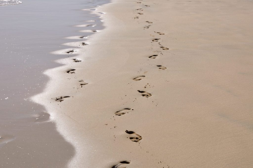 Footprints In Sand Pictures