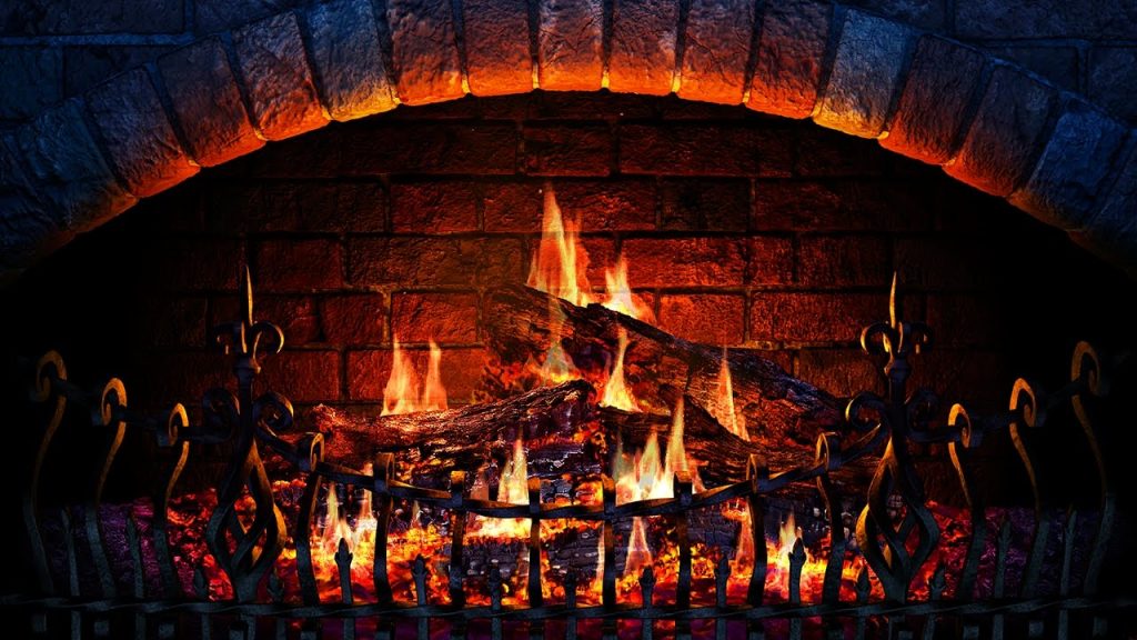 fireplace wallpaper