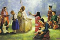 Jesus With Children Wallpaper