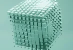 Floating Abstract 3D Cube 4K AMOLED Wallpaper Floating Abstract 3D Cube 4K AMOLED Wallpaper
