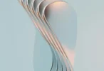 Abstract 3D White Plates 4K AMOLED Wallpaper Abstract 3D White Plates 4K AMOLED Wallpaper