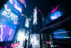 Neon Cyberpunk City AMOLED 4K Wallpaper Neon Cyberpunk City AMOLED 4K Wallpaper