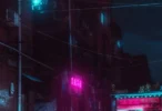 Cyberpunk Neon Store AMOLED 4K Wallpaper Cyberpunk Neon Store AMOLED 4K Wallpaper