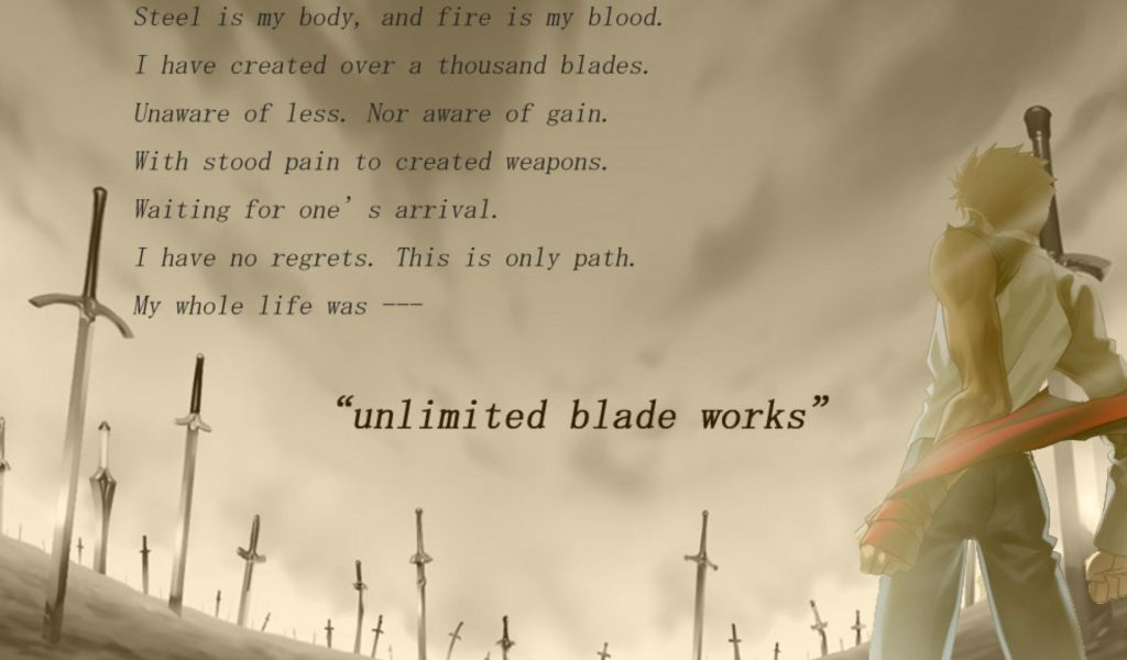 Unlimited Blade Works Wallpaper